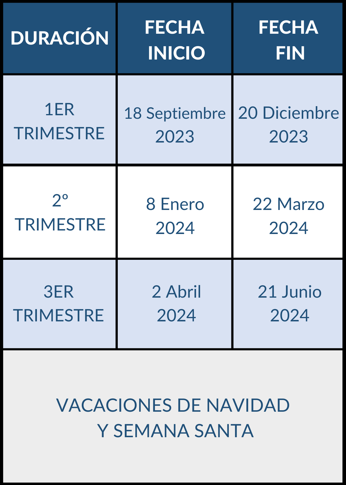 CALENDARIO UPPER STREET 23-24 CALENDARIO UPPER STREET 21-22